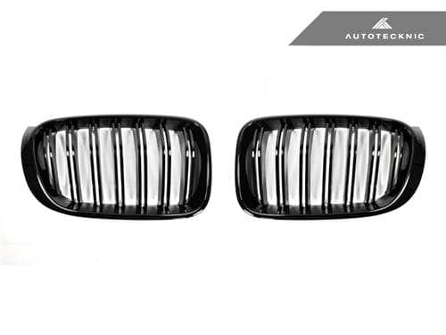 Kies-Motorsports AutoTecknic USA AutoTecknic Gloss Black Front Grille Set - F25 X3 LCI | F26 X4 Main image
