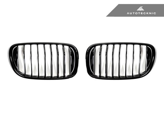 Kies-Motorsports AutoTecknic USA AutoTecknic Gloss Black Front Grille Set - G11/ G12 7-Series Pre-LCI (16-19)
