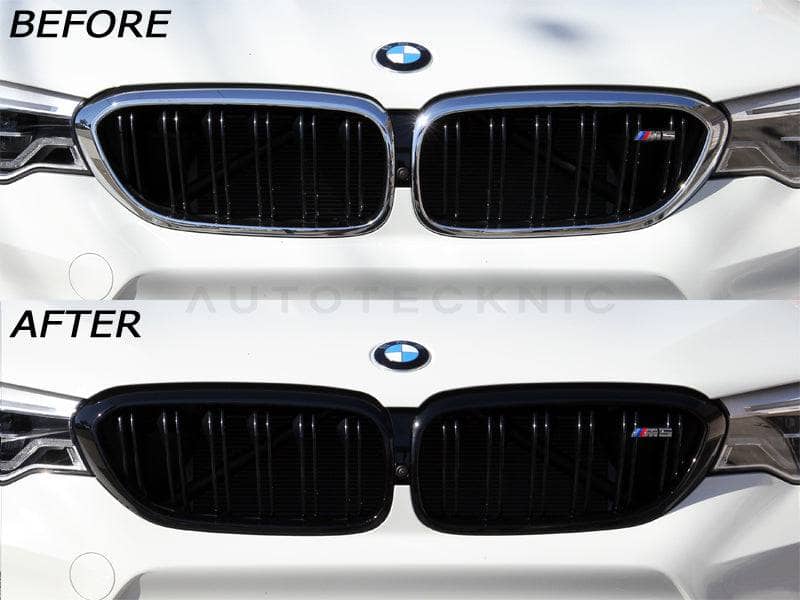 Kies-Motorsports AutoTecknic USA AutoTecknic Gloss Black Front Grille Surround Set - F90 M5