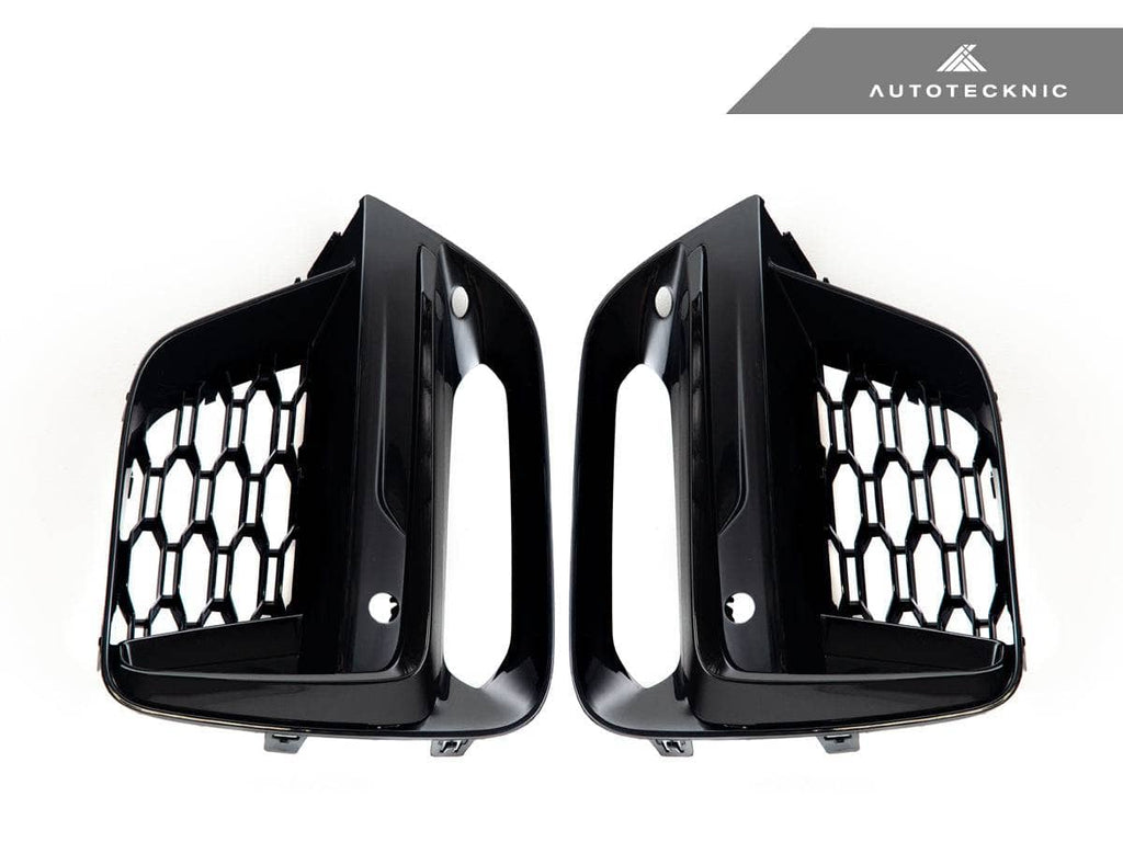 Kies-Motorsports AutoTecknic USA AutoTecknic Gloss Black Lower Grille Trim Set - G01 X3 | G02 X4 M40I Pre-LCI