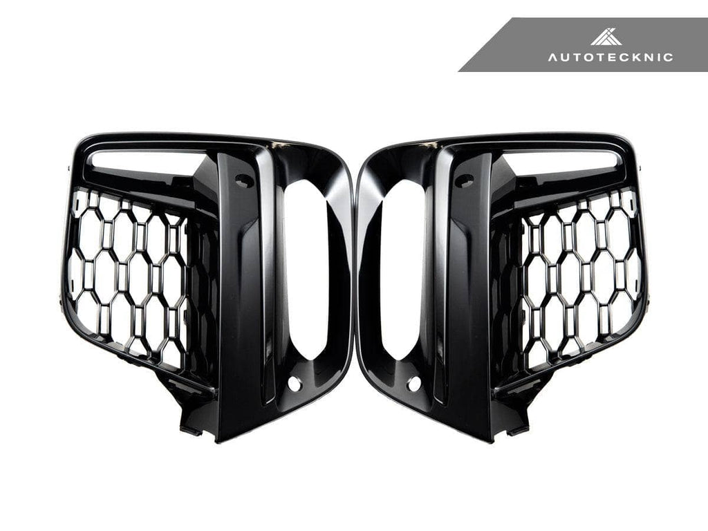 Kies-Motorsports AutoTecknic USA AutoTecknic Gloss Black Lower Grille Trim Set - G01 X3 | G02 X4 M40I Pre-LCI
