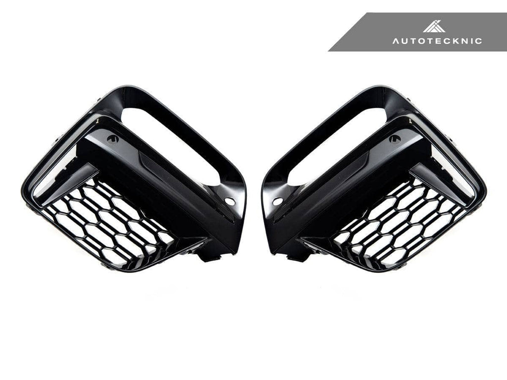 Kies-Motorsports AutoTecknic USA AutoTecknic Gloss Black Lower Grille Trim Set - G01 X3 | G02 X4 M40I Pre-LCI