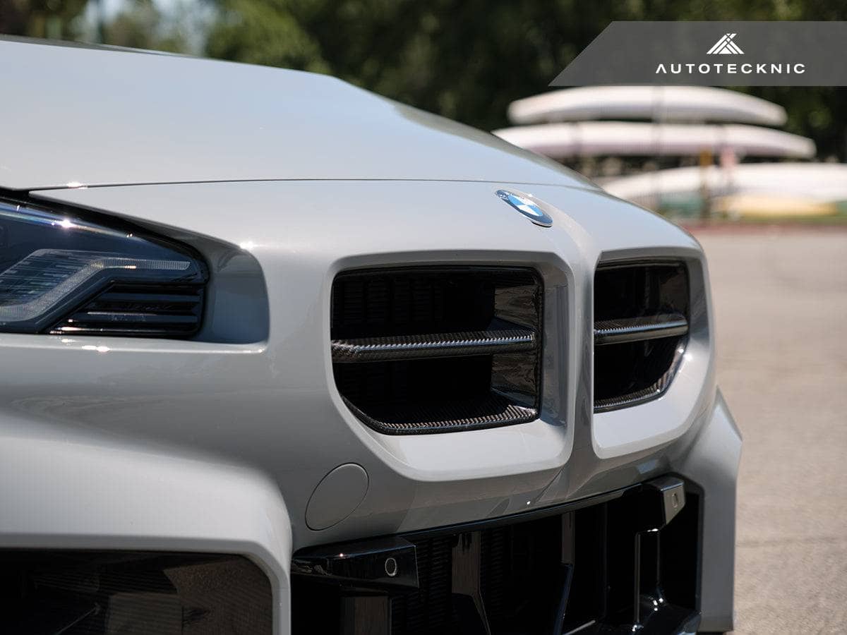AutoTecknic Gloss Black Motorsport Front Grille - BMW G87 M2 Secondary image