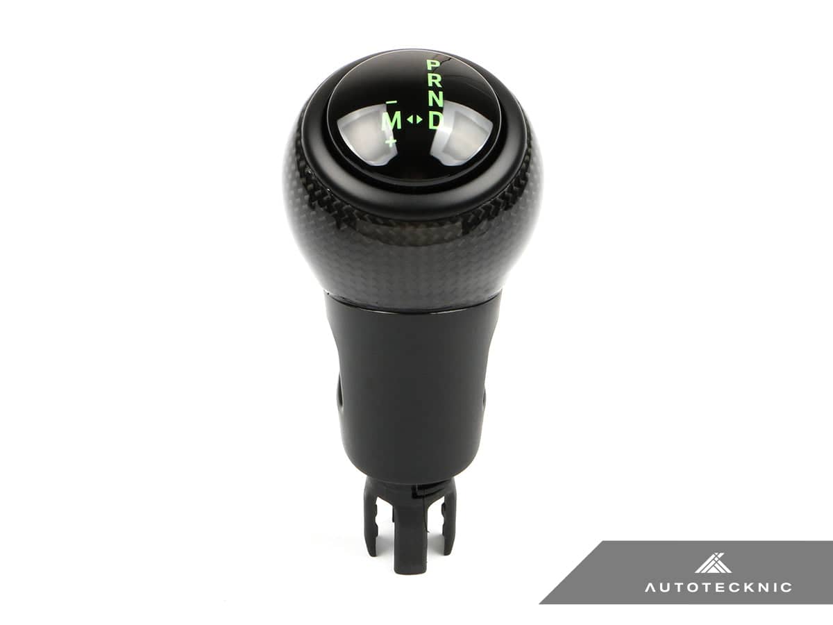 Kies-Motorsports AutoTecknic USA AutoTecknic GT4-Inspired Shift Knob - Porsche Macan (95B) 2015-2024 Green / Carbon Fiber