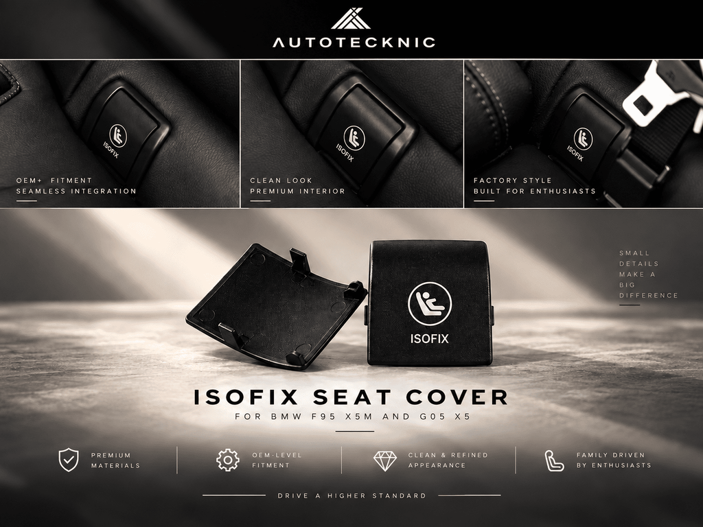 Kies-Motorsports AutoTecknic USA AutoTecknic ISOFIX Child Seat Anchor Cover - BMW G05 X5 | F95 X5M