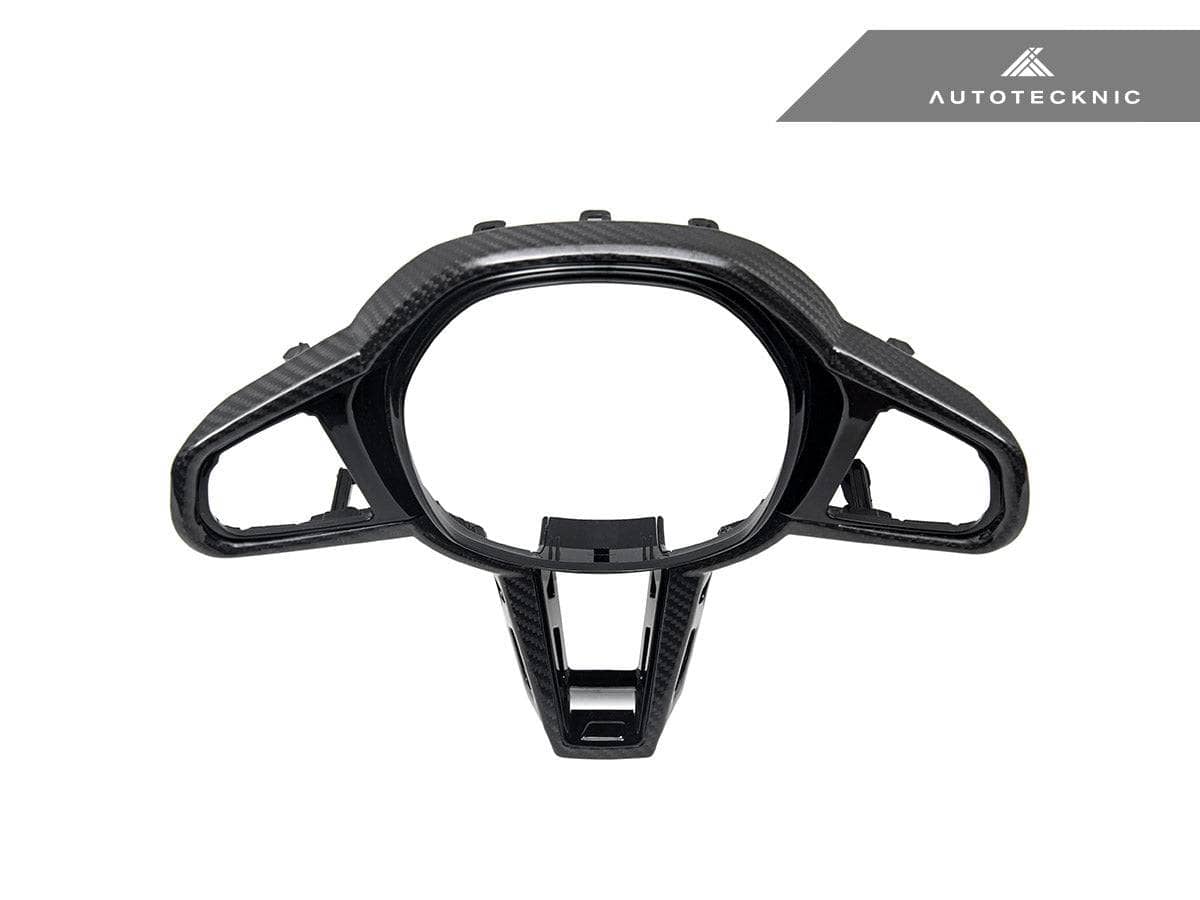 Kies-Motorsports AutoTecknic USA AutoTecknic LCI Carbon Steering Wheel Trim - G22/ G26 4-Series 2025-Up