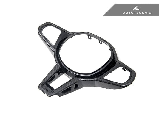 Kies-Motorsports AutoTecknic USA AutoTecknic LCI Carbon Steering Wheel Trim - G22/ G26 4-Series 2025-Up