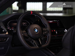 Kies-Motorsports AutoTecknic USA AutoTecknic LCI Carbon Steering Wheel Trim - G22/ G26 4-Series 2025-Up