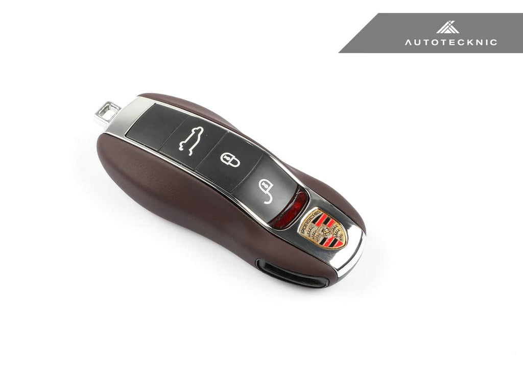 Kies-Motorsports AutoTecknic USA AutoTecknic Leather Key Remote Trim - Porsche G1 Key Remote Trim / Marsala Red