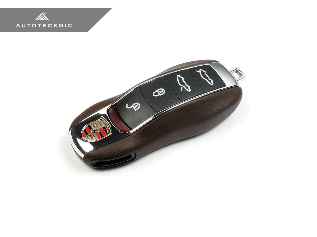 Kies-Motorsports AutoTecknic USA AutoTecknic Leather Key Remote Trim - Porsche G1 Key Remote Trim / Truffle Brown