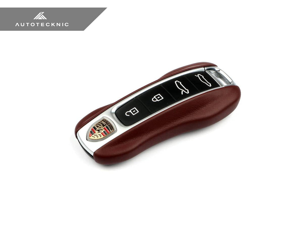 Kies-Motorsports AutoTecknic USA AutoTecknic Leather Key Remote Trim - Porsche G2 Key Remote Trim / Balik Red