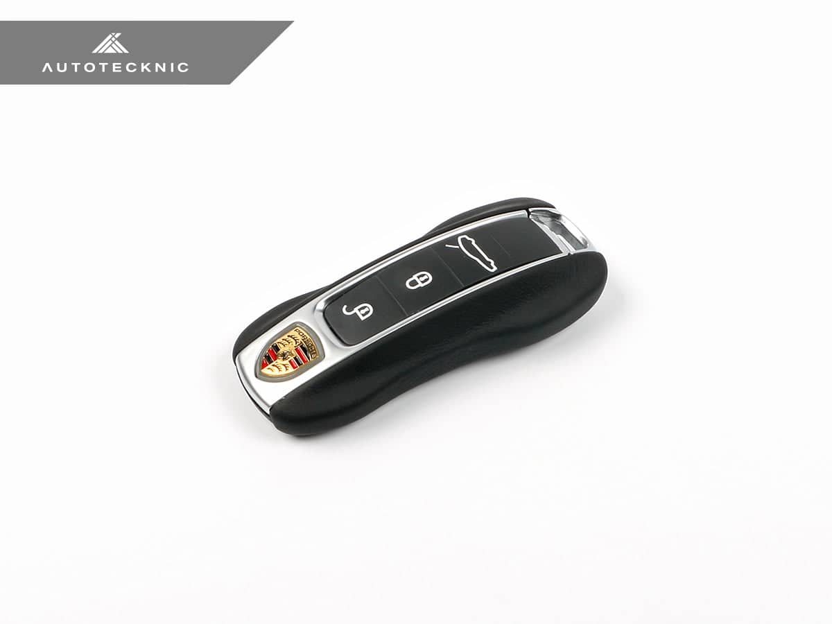 Kies-Motorsports AutoTecknic USA AutoTecknic Leather Key Remote Trim - Porsche G2 Key Remote Trim / Black