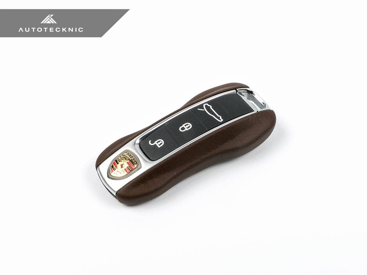 Kies-Motorsports AutoTecknic USA AutoTecknic Leather Key Remote Trim - Porsche G2 Key Remote Trim / Truffle Brown