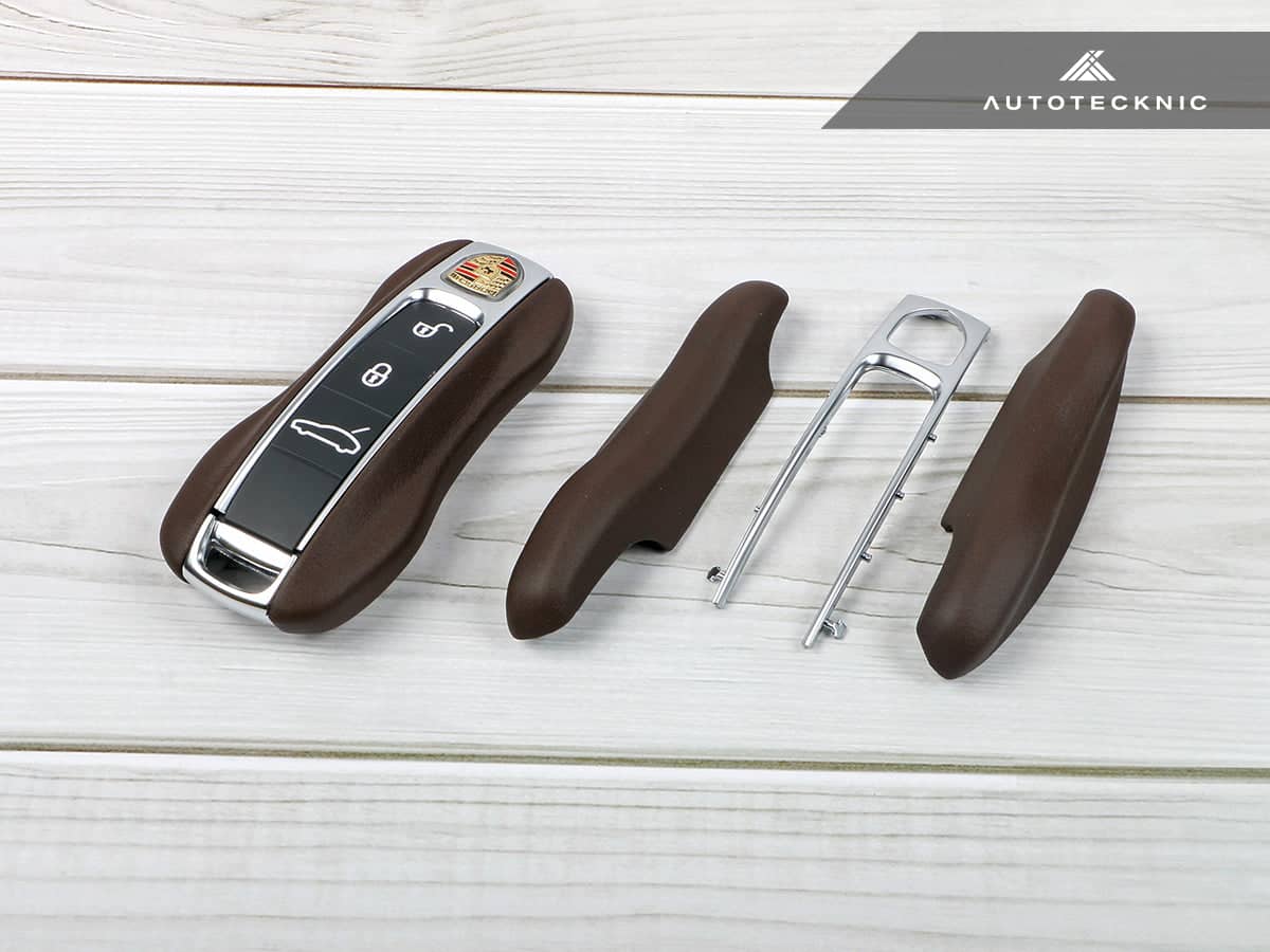 Kies-Motorsports AutoTecknic USA AutoTecknic Leather Key Remote Trim - Porsche G2 Key Remote Trim / Truffle Brown