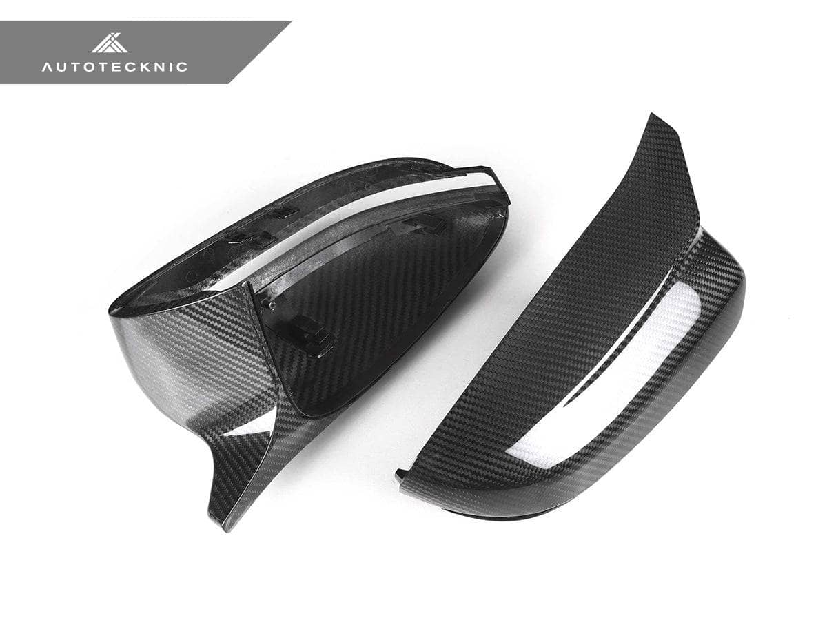 Kies-Motorsports AutoTecknic USA AutoTecknic M-Inspired Carbon Fiber Mirror Covers - G30 5-Series G30 5-Series (Left Hand Drive) / Yes - Upgrade to Pre-Preg Carbon Fiber