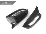 Kies-Motorsports AutoTecknic USA AutoTecknic M-Inspired Carbon Fiber Mirror Covers - G30 5-Series G30 5-Series (Left Hand Drive) / Yes - Upgrade to Pre-Preg Carbon Fiber