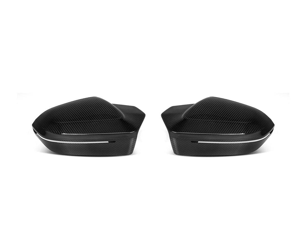 Kies-Motorsports AutoTecknic USA AutoTecknic M-Inspired Dry Carbon Mirror Cap Set - BMW G60 5-Series | G70 7-Series