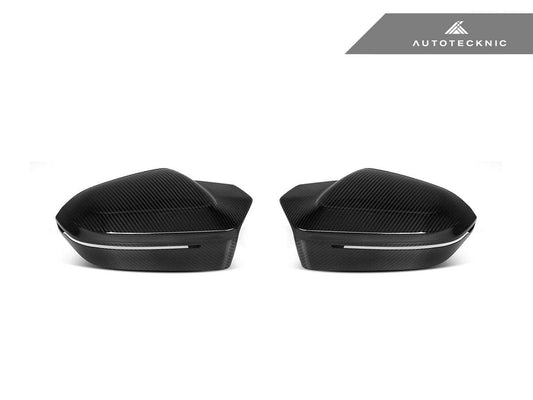 Kies-Motorsports AutoTecknic USA AutoTecknic M-Inspired Dry Carbon Mirror Cap Set - G60 5-Series | G70 7-Series