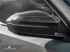 Kies-Motorsports AutoTecknic USA AutoTecknic M-Inspired Dry Carbon Mirror Cap Set - G60 5-Series | G70 7-Series