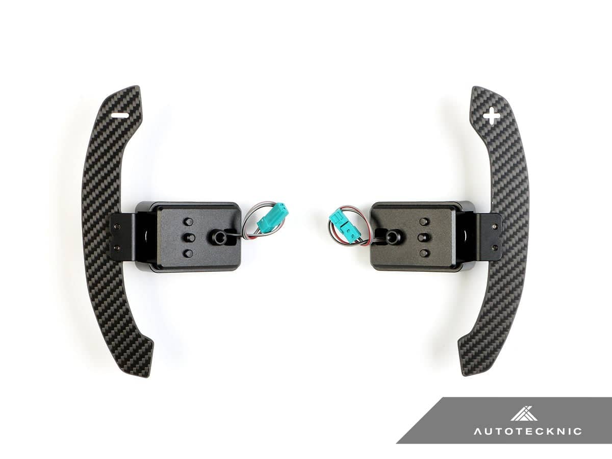 Kies-Motorsports AutoTecknic USA AutoTecknic Magnetic Corsa Shift Paddles - G60 5-Series G60 5-Series / Satin Carbon Finish