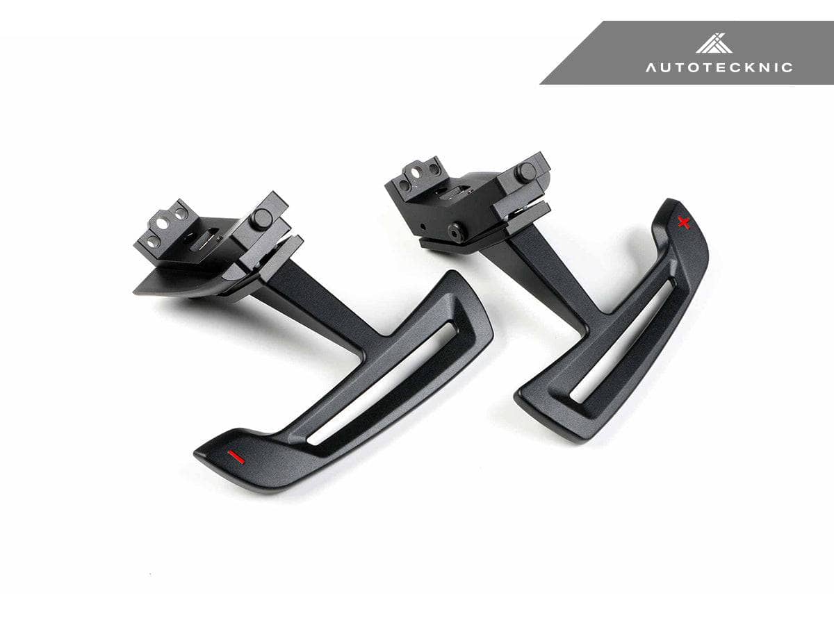 Kies-Motorsports AutoTecknic USA AutoTecknic Magnetic RS Shift Paddles - Porsche 971.1 Panamera | 9Y0 Cayenne 971.1 Panamera 2017-2020 / Yes - Red Shift Indicators