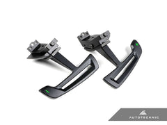 Kies-Motorsports AutoTecknic USA AutoTecknic Magnetic RS Shift Paddles - Porsche 992 | 971.2 | 95B.2 | 9Y0.2 992 GT3/ GT3 Touring / Yes - Green Shift Indicators
