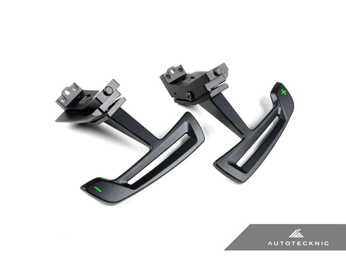 Kies-Motorsports AutoTecknic USA AutoTecknic Magnetic RS Shift Paddles - Porsche Vehicles 991.1 GT3 RS / Yes - Green Shift Indicators