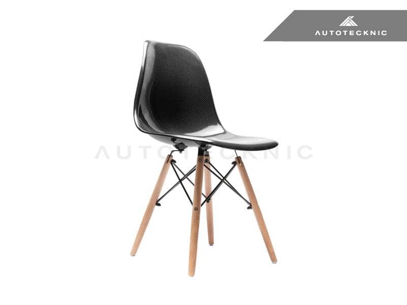 Kies-Motorsports AutoTecknic USA AutoTecknic Midcentury Dry Carbon Dowel-Leg Side Chair