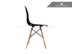 Kies-Motorsports AutoTecknic USA AutoTecknic Midcentury Dry Carbon Dowel-Leg Side Chair