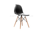 Kies-Motorsports AutoTecknic USA AutoTecknic Midcentury Dry Carbon Dowel-Leg Side Chair