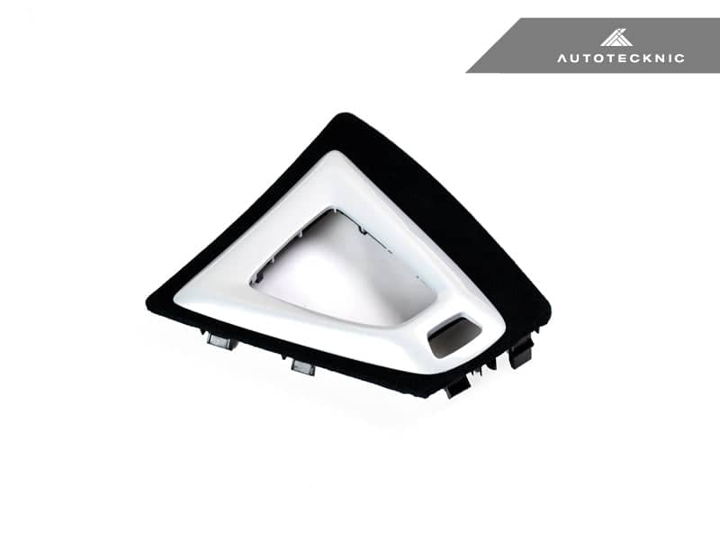 Kies-Motorsports AutoTecknic USA AutoTecknic Painted Alcantara Shift Console Trim - F87 M2 Competition | M2 CS Hockenheim Silver Metallic / F87 M2 Competition