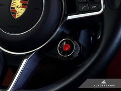 Kies-Motorsports AutoTecknic USA AutoTecknic Painted Drive Mode Selector Switch Dial - Porsche Gunmetal Chrome / Cayenne 17-23 (9Y0) - Variant A