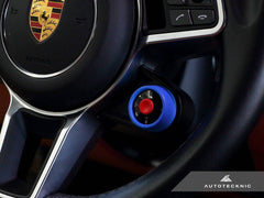 Kies-Motorsports AutoTecknic USA AutoTecknic Painted Drive Mode Selector Switch Dial - Porsche Shark Blue / Cayenne 17-23 (9Y0) - Variant A
