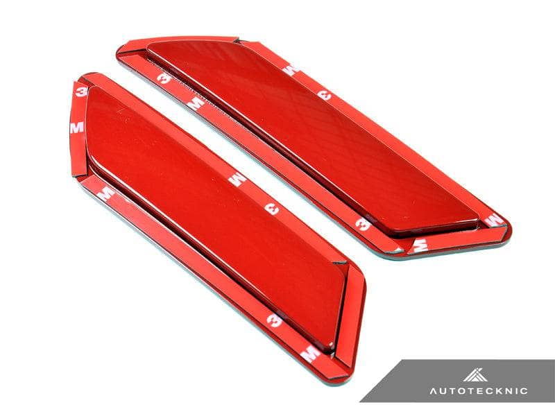 Kies-Motorsports AutoTecknic USA AutoTecknic Painted Front Bumper Reflectors - BMW F30 3-Series (Non-M Sport)