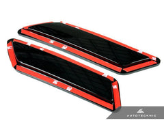 Kies-Motorsports AutoTecknic USA AutoTecknic Painted Front Bumper Reflectors - BMW F30 3-Series (Non-M Sport)