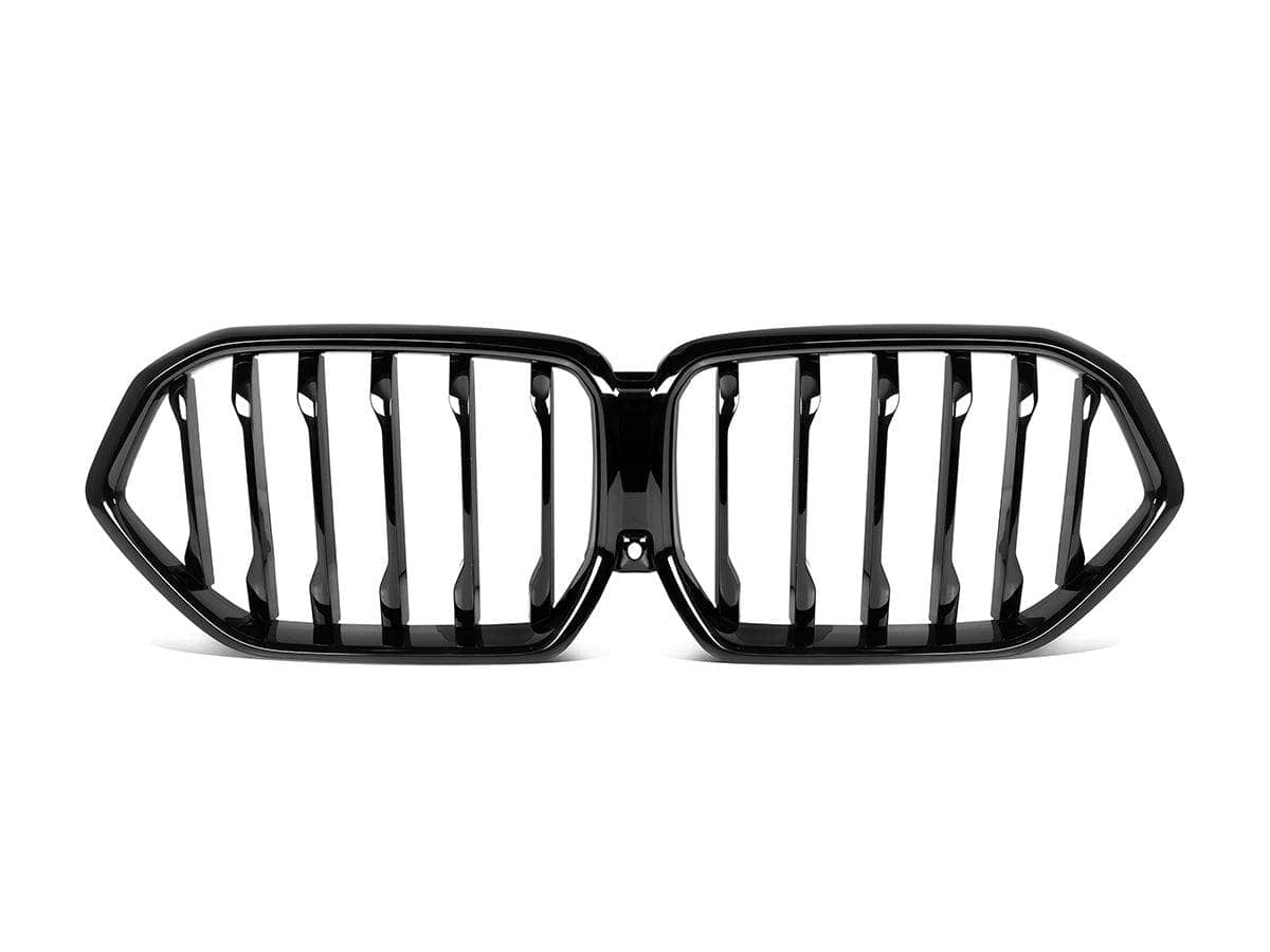 Kies-Motorsports AutoTecknic USA AutoTecknic Painted Glazing Black Front Grille - BMW G06 X6 LCI G06 X6 LCI 2024-Up / Gloss Black Main image