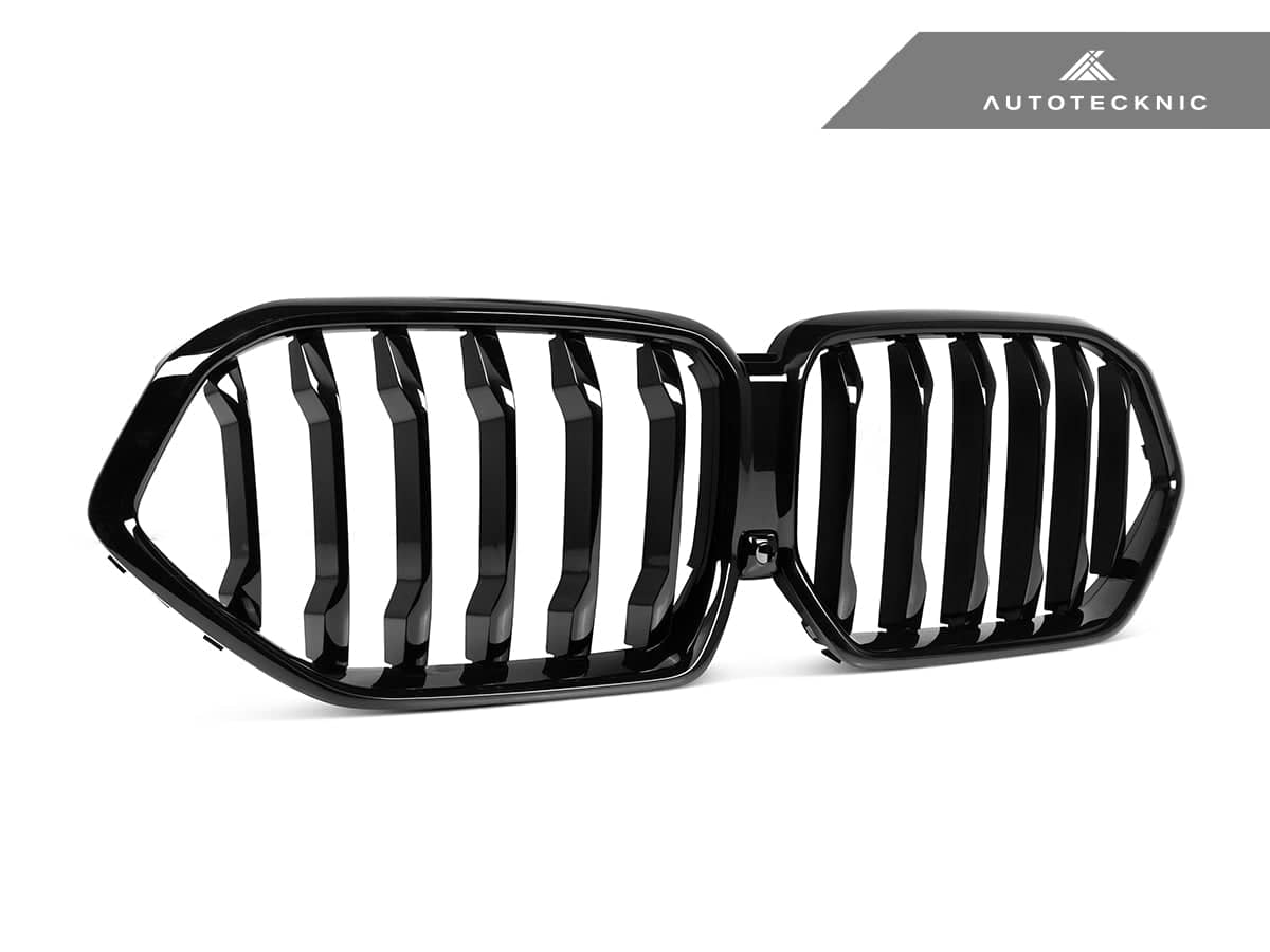 Kies-Motorsports AutoTecknic USA AutoTecknic Painted Glazing Black Front Grille - G06 X6 LCI G06 X6 LCI 2024-Up / Gloss Black