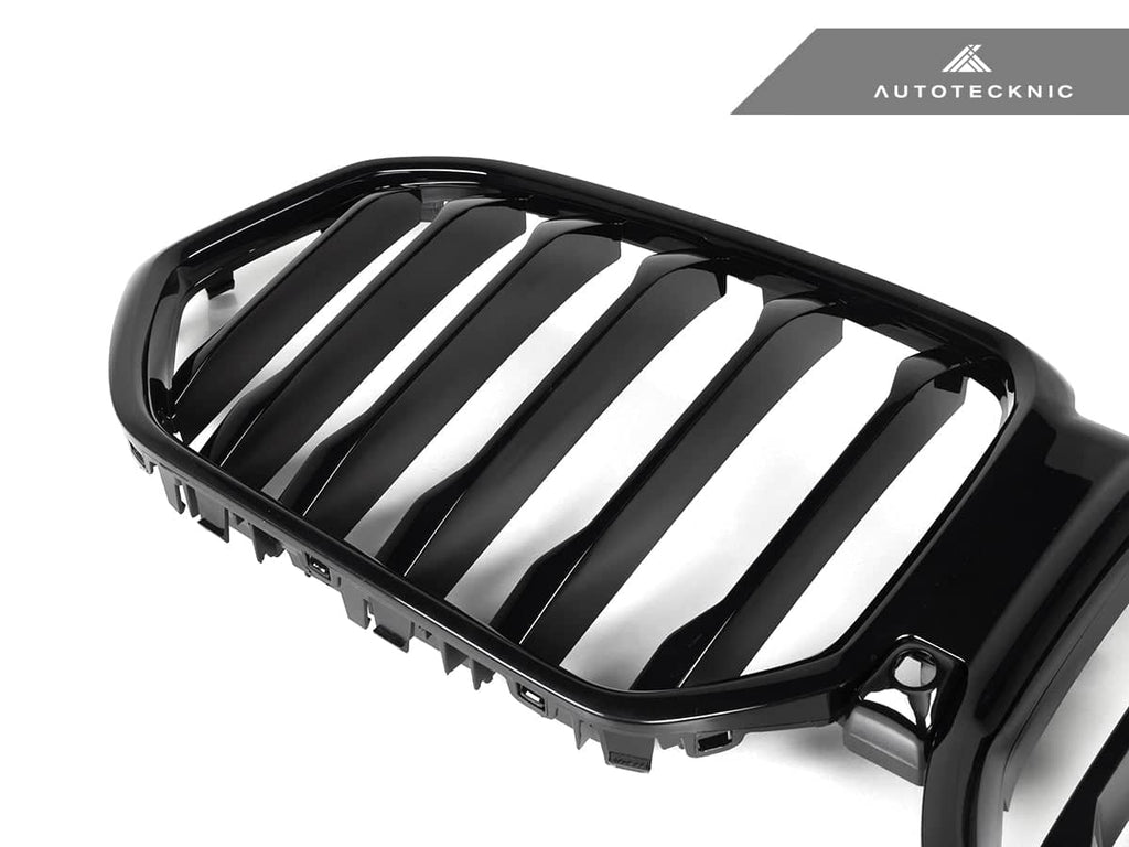 Kies-Motorsports AutoTecknic USA AutoTecknic Painted Glazing Black Front Grille - G06 X6 LCI G06 X6 LCI 2024-Up / Gloss Black
