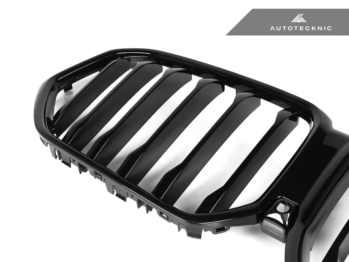 Kies-Motorsports AutoTecknic USA AutoTecknic Painted Glazing Black Front Grille - G06 X6 LCI G06 X6 LCI 2024-Up / Gloss Black