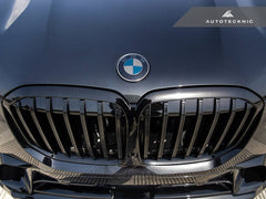 Kies-Motorsports AutoTecknic USA AutoTecknic Painted Glazing Black Front Grille - G07 X7 LCI