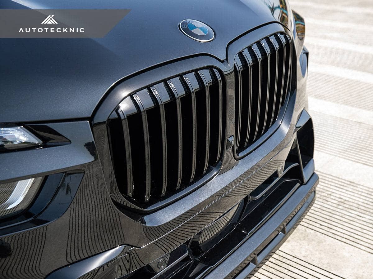 Kies-Motorsports AutoTecknic USA AutoTecknic Painted Glazing Black Front Grille - G07 X7 LCI