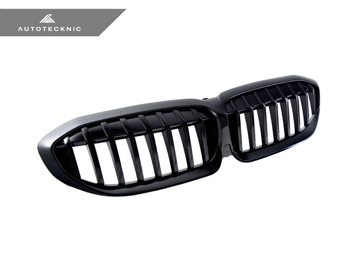 AutoTecknic Gloss Black Front Grille - BMW G20 3-Series Pre-LCI Secondary image
