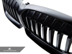 Kies-Motorsports AutoTecknic USA AutoTecknic Painted Glazing Black Front Grille - G20 3-Series Pre-LCI