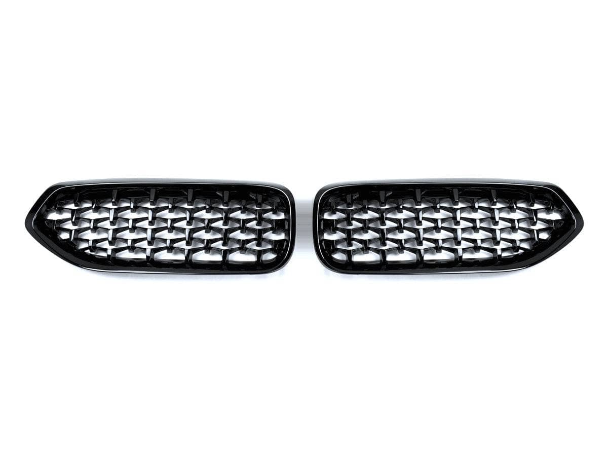 Kies-Motorsports AutoTecknic USA AutoTecknic Painted Glazing Black Front Grille Set - BMW G29 Z4 Main image
