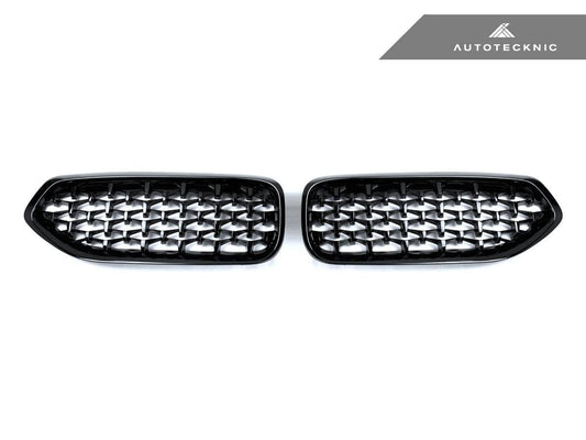 Kies-Motorsports AutoTecknic USA AutoTecknic Painted Glazing Black Front Grille Set - G29 Z4