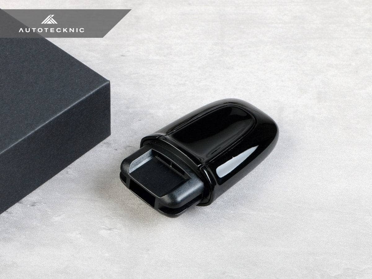 Kies-Motorsports AutoTecknic USA AutoTecknic Painted Ignition Switch - Porsche Jet Black / Boxster Models 2013-2023 / Yes - I have the Entry & Drive Option