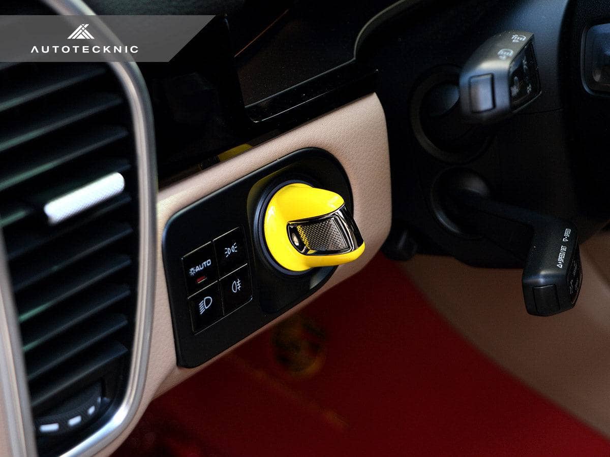 Kies-Motorsports AutoTecknic USA AutoTecknic Painted Ignition Switch - Porsche Panamera 2017-2024 | Cayenne 2019-2023