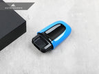Kies-Motorsports AutoTecknic USA AutoTecknic Painted Ignition Switch - Porsche Shark Blue / Boxster Models 2013-2023 / Yes - I have the Entry & Drive Option