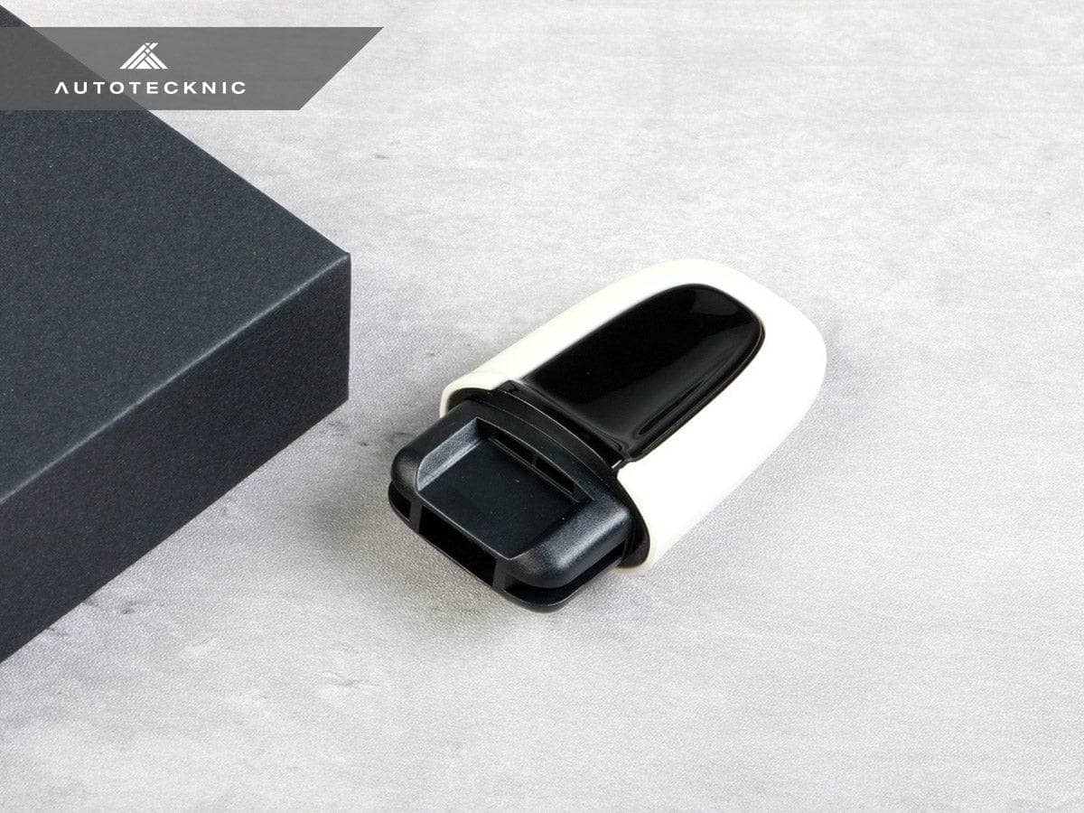Kies-Motorsports AutoTecknic USA AutoTecknic Painted Ignition Switch - Porsche White / Boxster Models 2013-2023 / Yes - I have the Entry & Drive Option