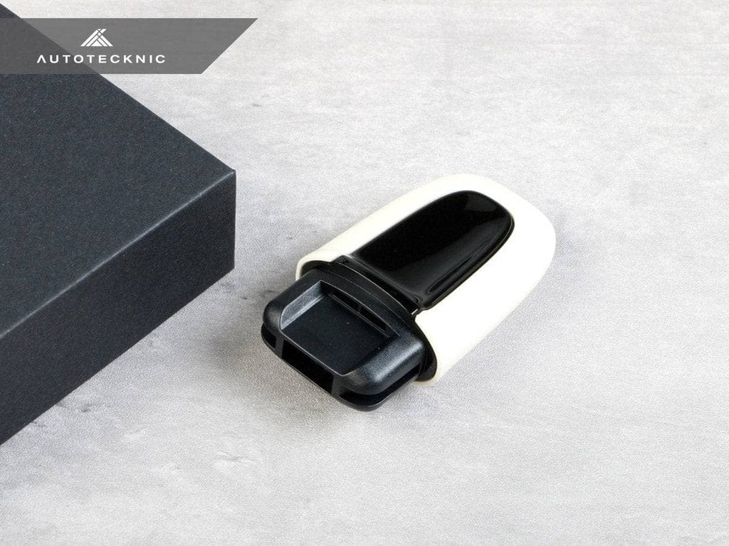 Kies-Motorsports AutoTecknic USA AutoTecknic Painted Ignition Switch - Porsche White / Boxster Models 2013-2023 / Yes - I have the Entry & Drive Option